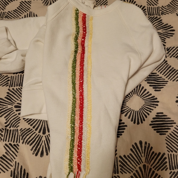 THE GREAT. Multicolored Fringe Sweatshirt - Picture 2 of 12